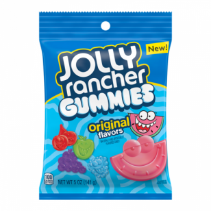Jolly Rancher Gummies Peg Bag 5oz (142g) - Unit Count: 12 Jolly Rancher Gummies Peg Bag 5oz (142g) - Unit Count: 12